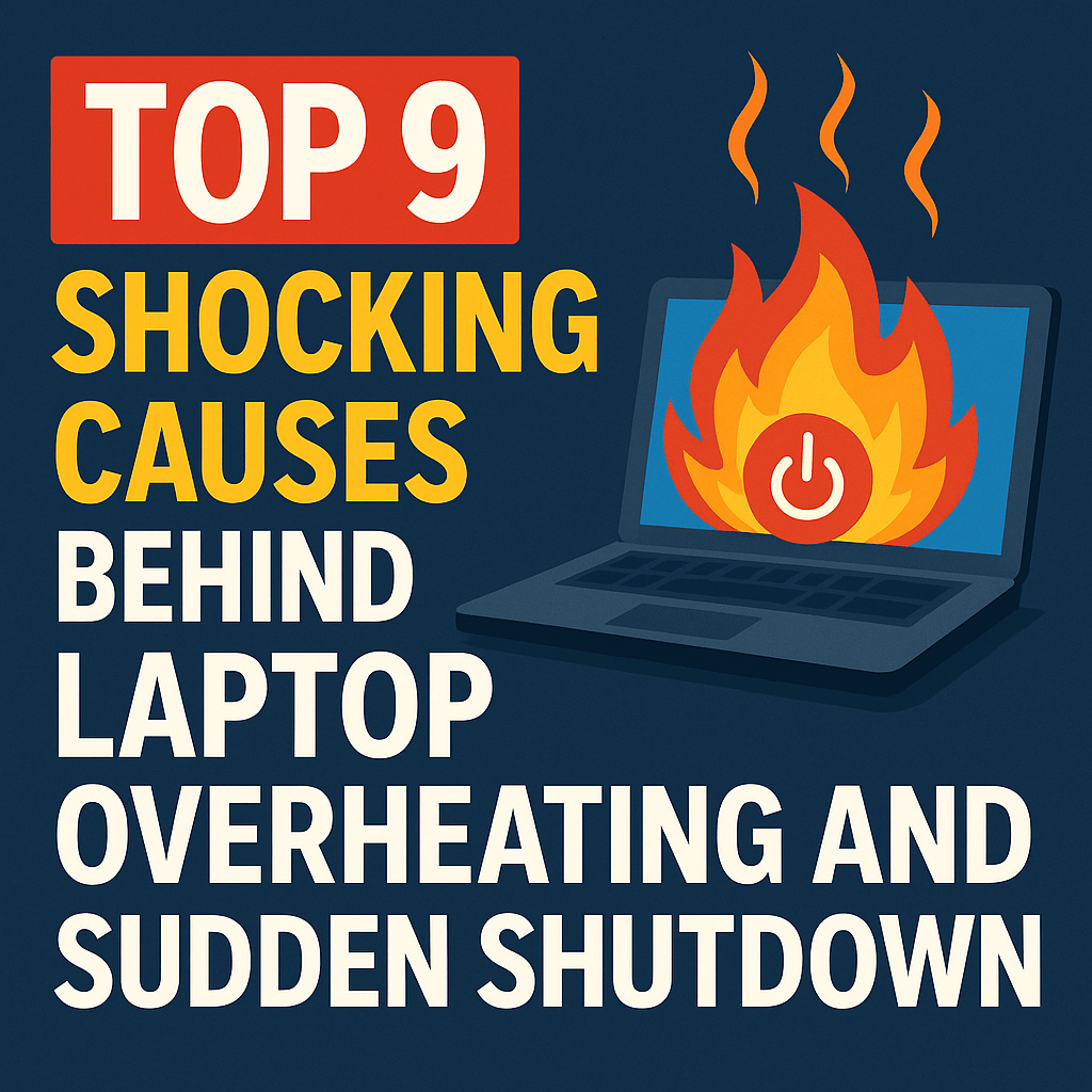 Top 9 Shocking Causes Behind Laptop Overheating and Sudden Shutdown