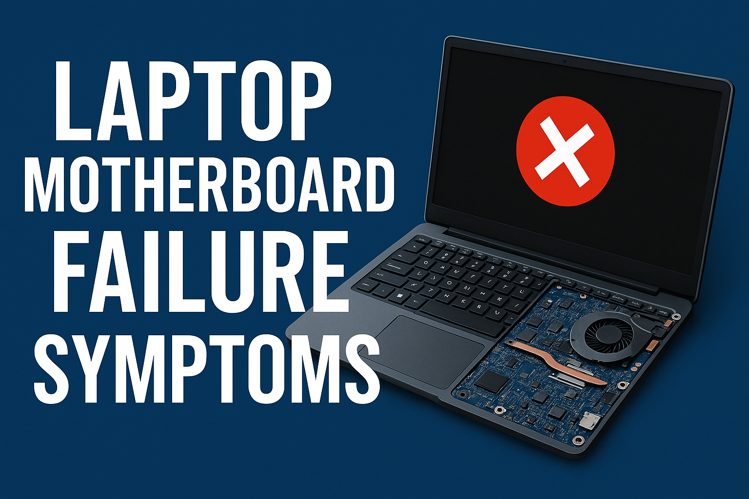 Laptop Motherboard Failure Symptoms: How to Diagnose & Fix Motherboard Problems in Laptops 1 Laptop Motherboard Failure Symptoms