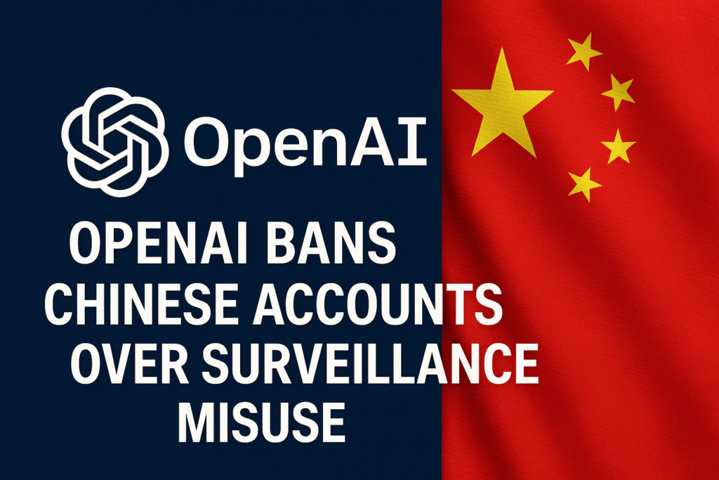 OpenAI Bans Chinese Accounts Over Surveillance Misuse